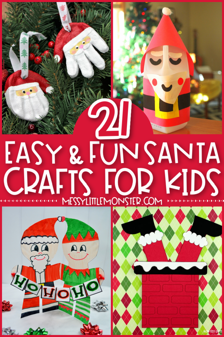 Santa craft ideas for kids