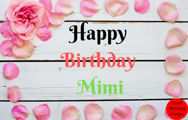 Birthday cake images with name mimi