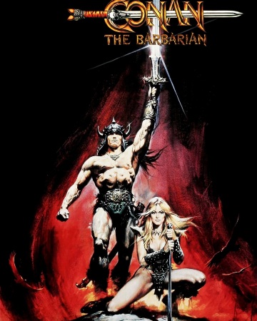 Conan the Barbarian 1982 promotional poster by Renato Casaro