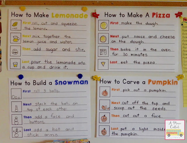 These 6 How To Writing Anchor Charts will help you organize how to writing mini lessons for your Kindergarten and First Grade writers. These how to writing anchor charts will inspire your how to writers to write their own how to stories.