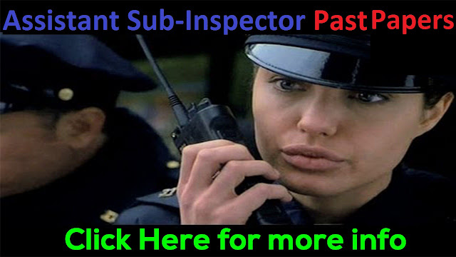 Assistant Sub Inspector Past Papers 2019