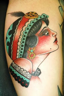 Gypsy Head Tattoo Design Picture Gallery - Gypsy Head Tattoo Ideas
