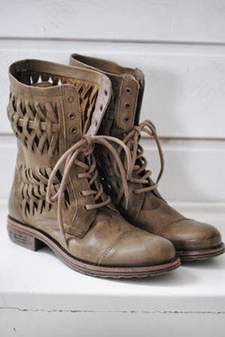 Adorable Brown Combat Boots