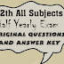 12th Half Yearly Exam Original Question with Answer Key 2023 Tamil Medium and English Medium
