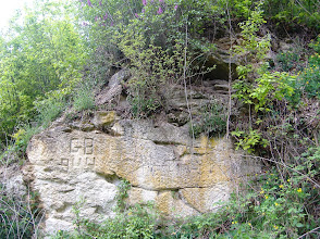 Kőfal a Gáborkunyhó mellett