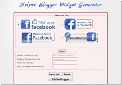 facebook-popups-likebox-widget-generator