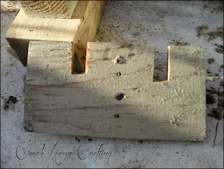 garden space saver, scrap wood, recycled milk carton