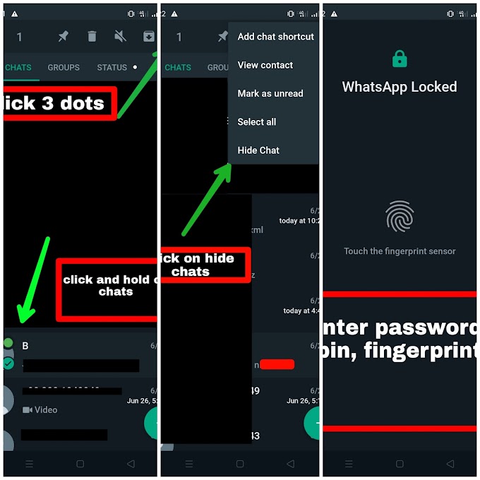 how to hide chats in whatsapp - helpinggiver