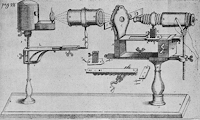 Kircher's Compound Microscope Adapted with Coarse and Fine Adjustment and Substage Condenser