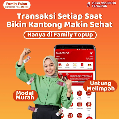 Reward Poin Family Pulsa, Family Topup, Distributor Pulsa Termurah Se Indonesia