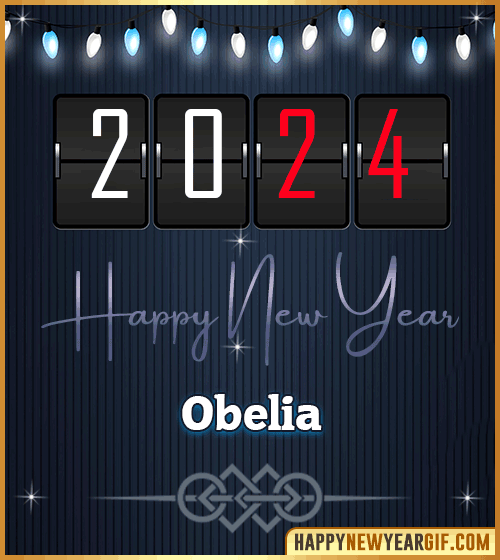Happy New Year 2024 images for Obelia