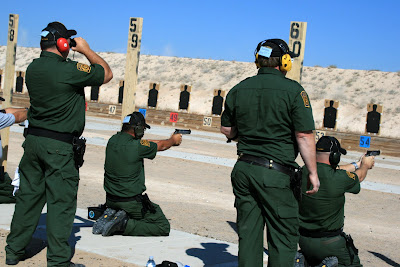 One of the U.S. Border Patrol's four-man teams