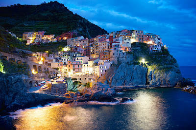 Manarola at Twilight  Cinque Terre