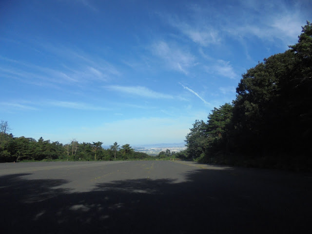 大山槇原駐車場から米子市街地を望む