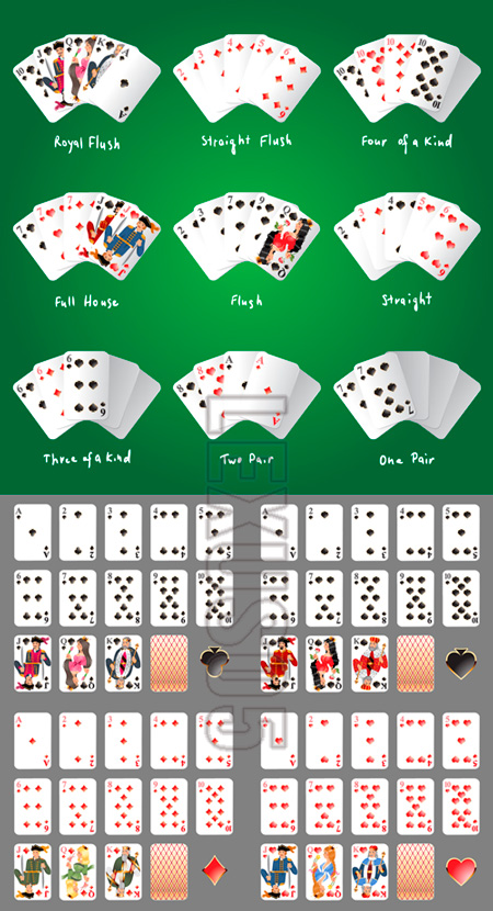 Quality Graphic Resources: Full Deck of Playing Cards - Vector Illustration