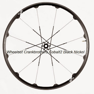 Wheelset 26" Crankbrothers Cobalt2 Black Nickel