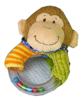 Mango Monkey rattle by Mary Meyer