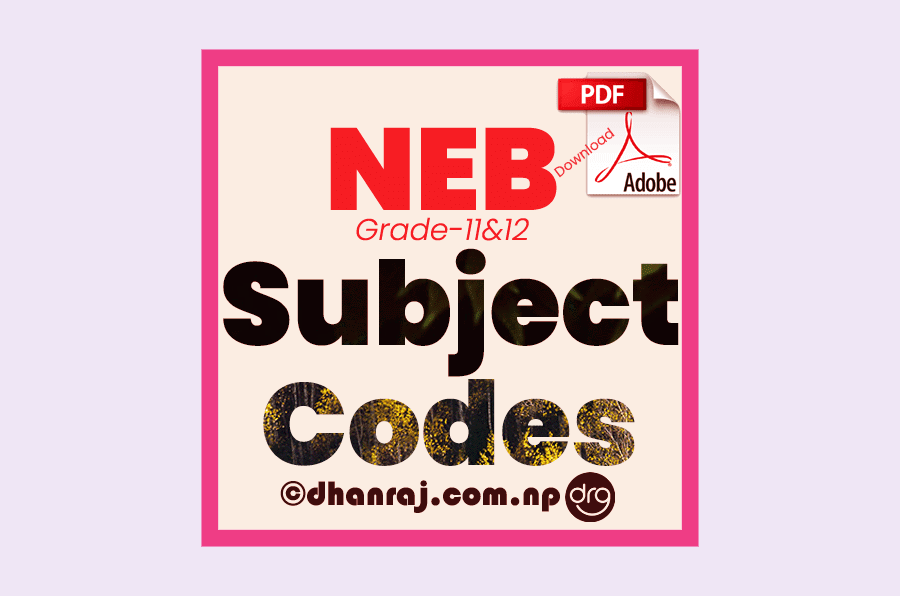 Subject-Codes-of-Grade-11-and-Grade-12-National-Examination-Board-NEB