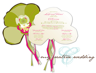 wedding program wording sample