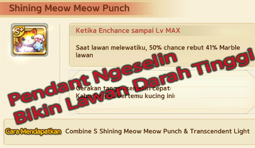 Pendant Shining Meow Meow Punch Bagus Atau Tidak?