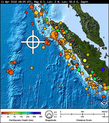 Gempa bumi 8.9 magnitud menggegar Aceh jam 4.35 petang