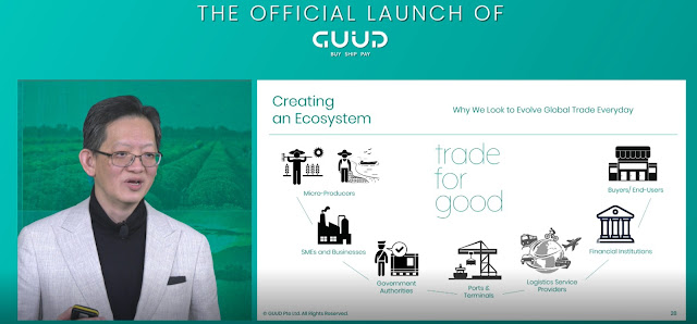 GUUD CEO Desmond Tay Officiating The Launch