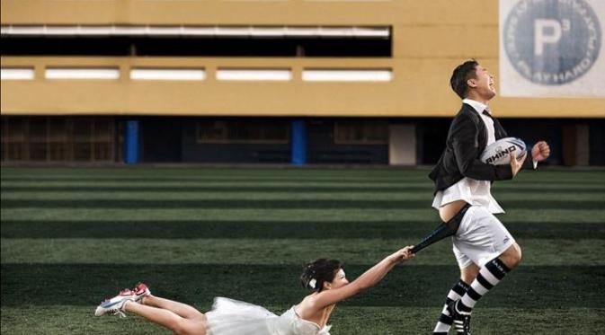 Foto-foto Prewedding yang Unik dan Lucu Gak Biasa