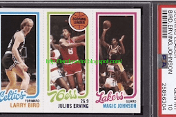 Gem mint Larry Bird-Magic Johnson beginner card goes for $125,200