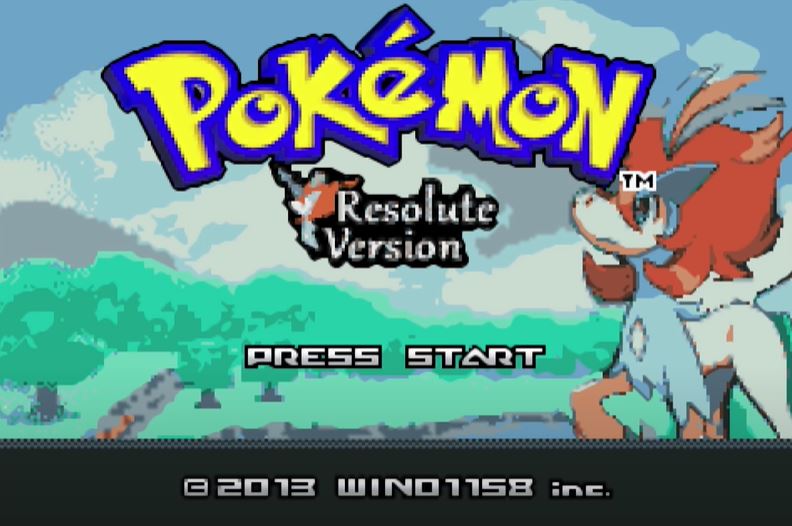 Pokemon Resolute para GBA Imagen Portada