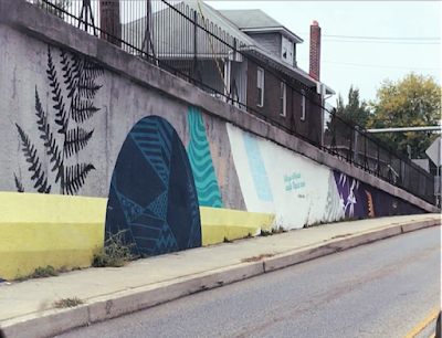 Harrisburg Mural Fest - Floral Wall Mural on Paxtang Ave