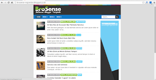 BroSense Template Blogger untuk Google Adsense