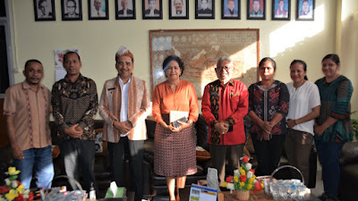 Terharu! Wali Kota Kupang bersama Wakil Berpamitan Ke Ketua Sinode GMIT 