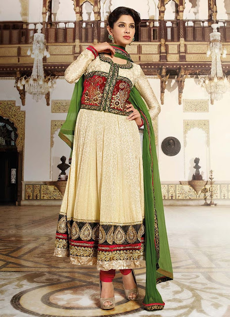 Latest Designers Wedding Indian Anarkali 2013 For Women