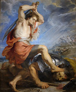 I've been reading the account of David and Goliath for this Sunday, . (rubens david goliath grt )