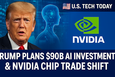 🇺🇸 U.S. Tech Today: Trump’s Big AI Push & Nvidia Chip Trade Shift
