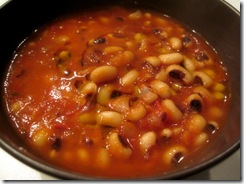 Zuppa di fagioli dall'occhio