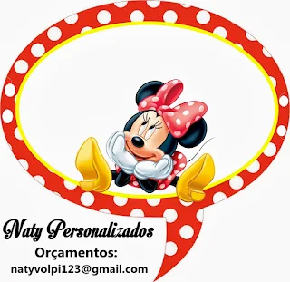 Kit de Minnie Roja para Descargar Gratis.