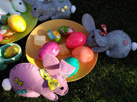 conejos, bunnies, fieltro, felt, feutre, pascua, pâques, easter