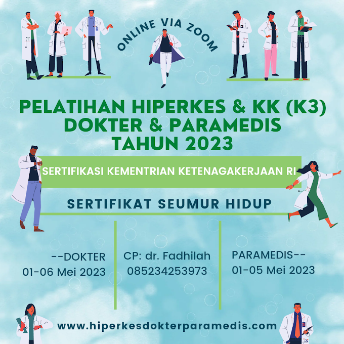 Pelatihan Hiperkes 2023 Dokter & Paramedis (Jadwal Terbaru)