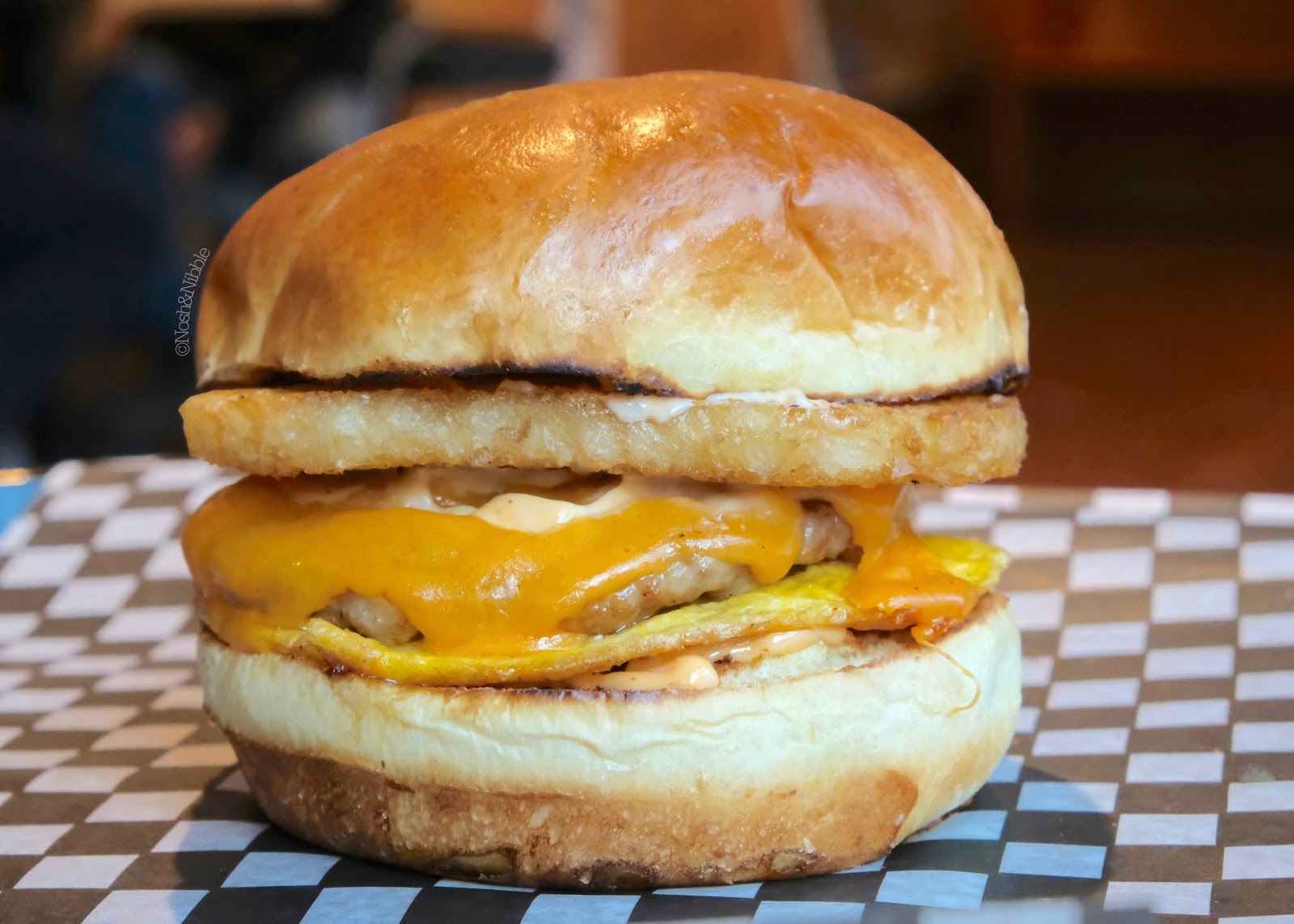 Rise & Grind Breakfast Cafe in Victoria, BC | Boss Hog Breakfast Sandwich: Review