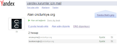 Şirketler ve Kobiler, Yandex'in Kurumlar için Mail Servisinin Detaylı Kurulumu