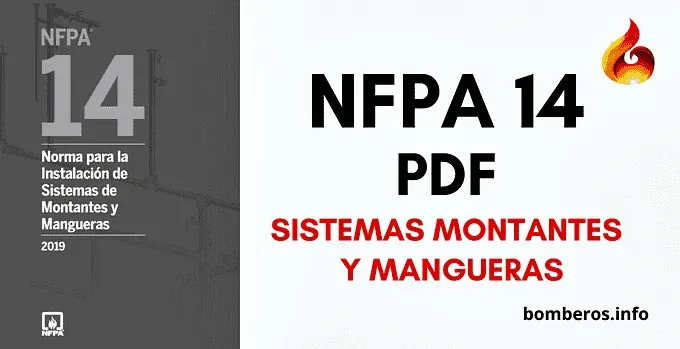 Norma NFPA 14 2019 Instalación de sistemas de montantes y mangueras
