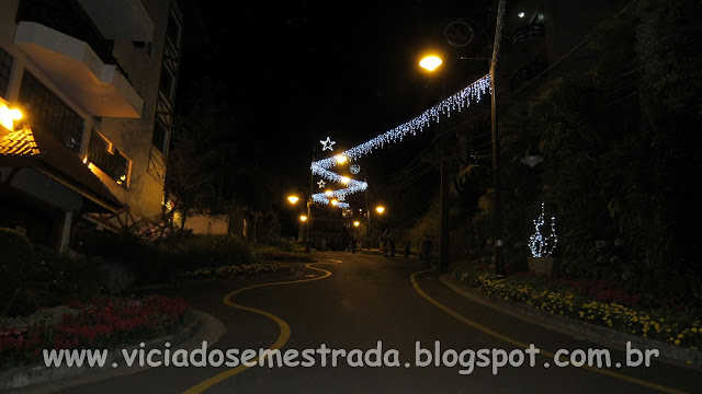 Rua Torta à noite, Gramado, RS