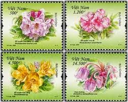 Bộ tem bưu chính "Hoa đỗ quyên"