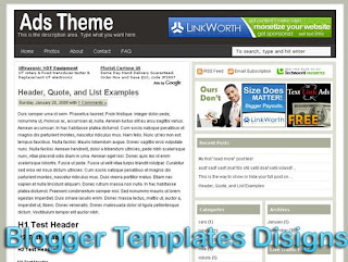 Theme Ads Theme Blogger Templates XML Web 2.0