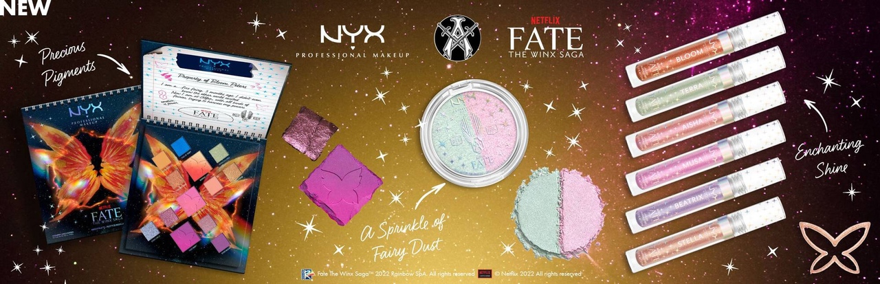 Fate: The Winx Saga x NYX Cosmetics