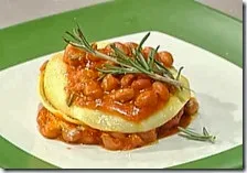 Lasagnette con ricotta di bufala e ragù di fagioli
