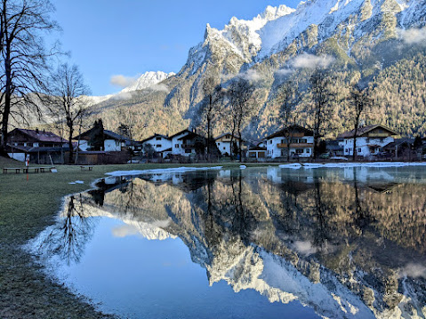 Bilder Winterlicht Mittenwald Lumières hivernales photos