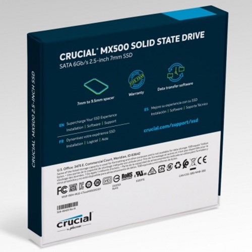 Ổ cứng SSD Crucial MX500 3D-NAND 500GB 2.5 inch Sata 3