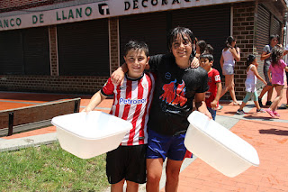 Mojada popular en las fiestas de Llano